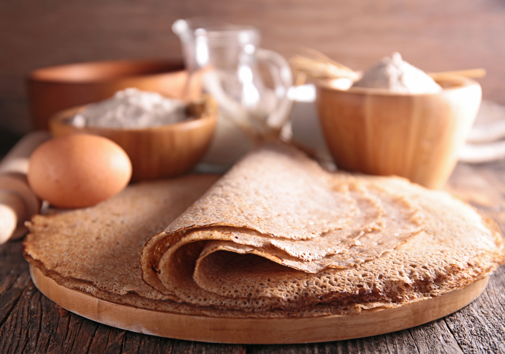 Crepas de trigo sarraceno: una receta sana y sabrosa, apta para celíacos.